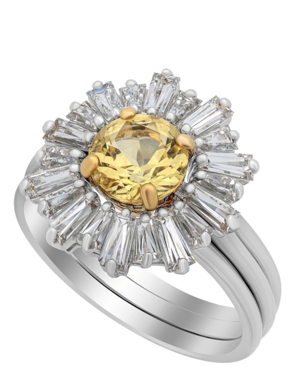 Swarovski Sunshine Ring Set Size 7